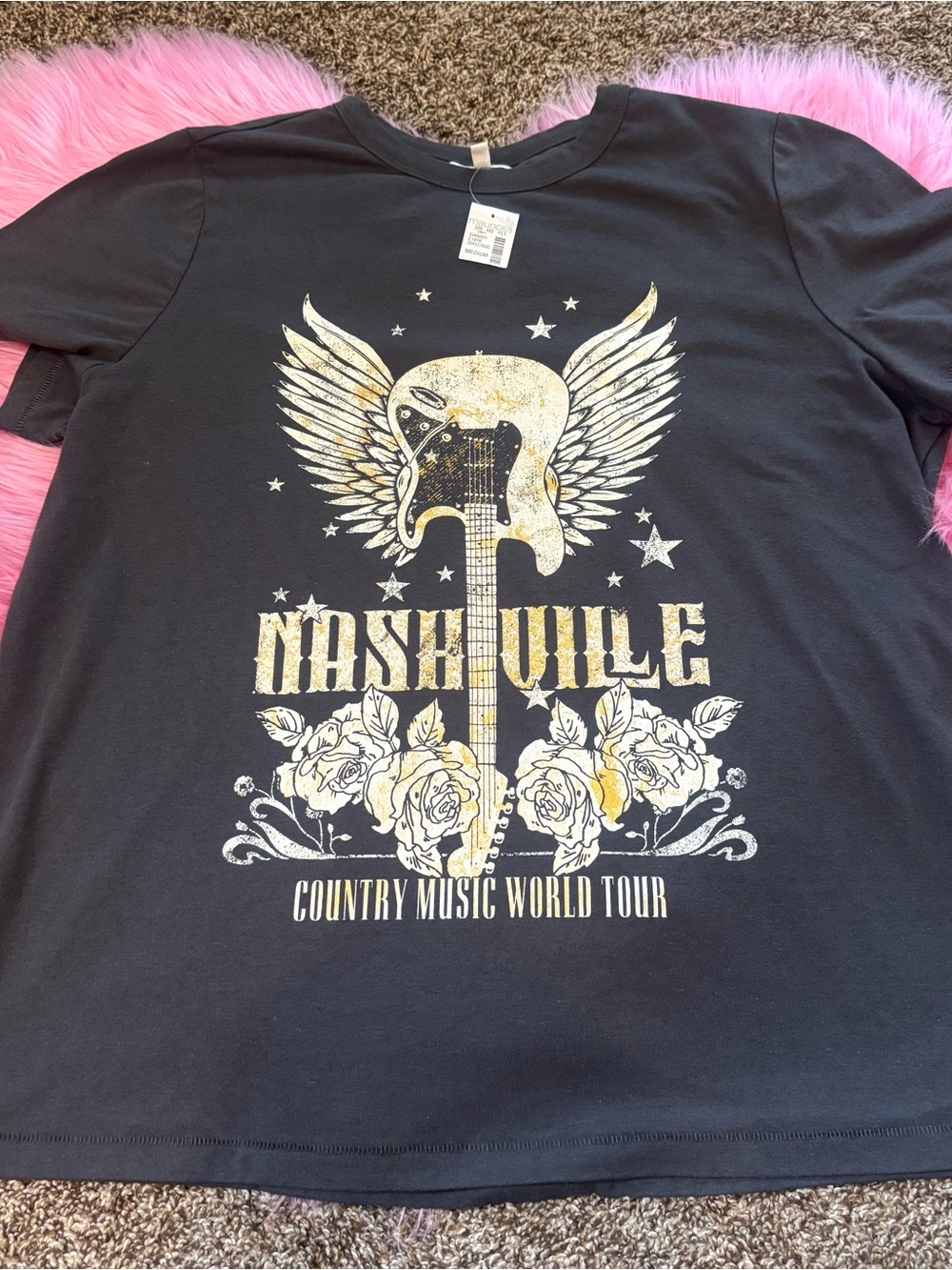 NWT Maurices Nashville Country Music Graphic Tee Medium